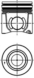 Поршень KOLBENSCHMIDT 41 077 620 (фото 1)