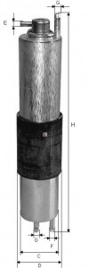 Фільтр паливний BMW "2,0-3,0 "01-07 SOFIMA S 1847 B (фото 1)