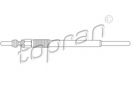 Свічка накалу TOPRAN / HANS PRIES 720476 (фото 1)