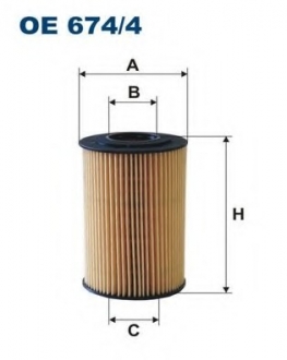 Фільтр масла FILTRON OE674/4 (фото 1)