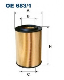 Фільтр масла FILTRON OE683/1 (фото 1)