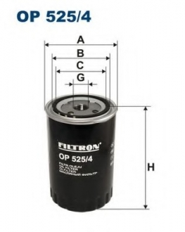 Фільтр масла FILTRON OP525/4 (фото 1)