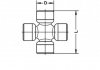 Крестовина 20.0x52.8 GKN (Lobro) U988 (фото 1)