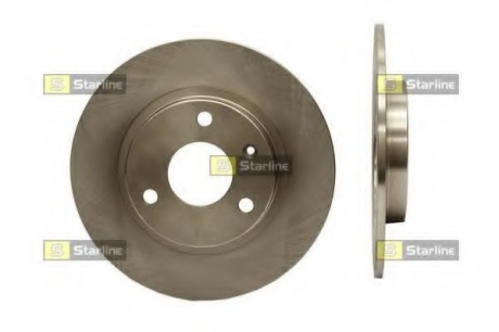 Тормозной диск STARLINE PB 1036 (фото 1)
