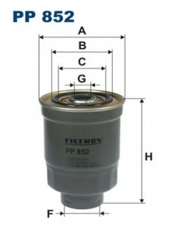 Топливный фильтр FILTRON PP852 (фото 1)