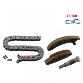 К-т привода ГРМ MERCEDES "OM651 "(->30953266 "4 in1) "10>> TRITAN® + замок ="" FEBI BILSTEIN 49210 (фото 1)