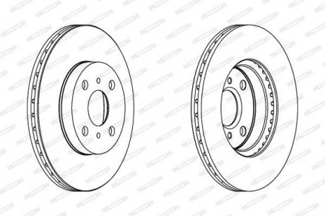 Тормозной диск FERODO DDF1149C (фото 1)