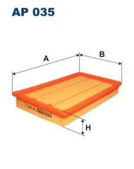 Воздушный фильтр FILTRON AP035 (фото 1)