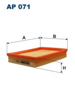 Фільтр повітряний FILTRON AP071 (фото 1)
