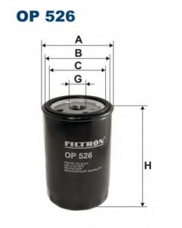 Фільтр масла FILTRON OP 526/1T (фото 1)