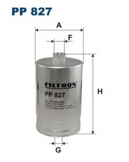 Фільтр паливний FILTRON PP827 (фото 1)