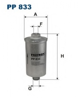 Топливный фильтр FILTRON PP833 (фото 1)