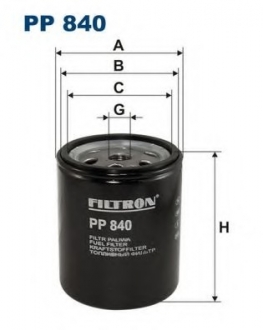 Топливный фильтр FILTRON PP840 (фото 1)