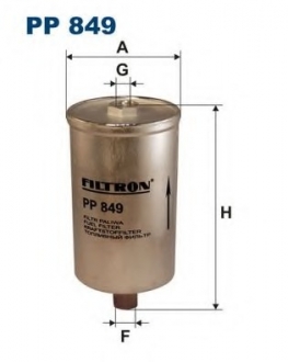 Топливный фильтр FILTRON PP849 (фото 1)
