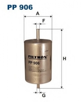 Топливный фильтр FILTRON PP906 (фото 1)