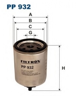 Топливный фильтр FILTRON PP932 (фото 1)