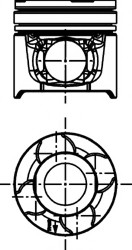 Поршень KOLBENSCHMIDT 40217600 (фото 1)