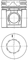 Поршень KOLBENSCHMIDT 40234620 (фото 1)
