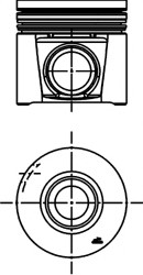 Поршень KOLBENSCHMIDT 40285600 (фото 1)