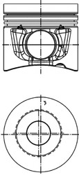 Поршень KOLBENSCHMIDT 40289600 (фото 1)