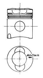 Поршень KOLBENSCHMIDT 90669600 (фото 1)