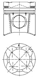 Поршень KOLBENSCHMIDT 94846600 (фото 1)