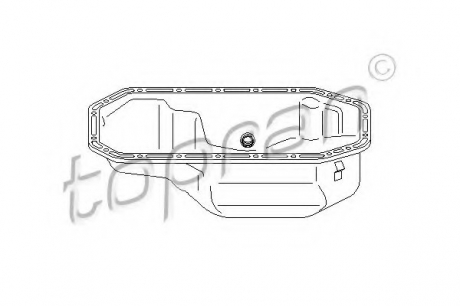 Масляный поддон TOPRAN / HANS PRIES 100 547 (фото 1)