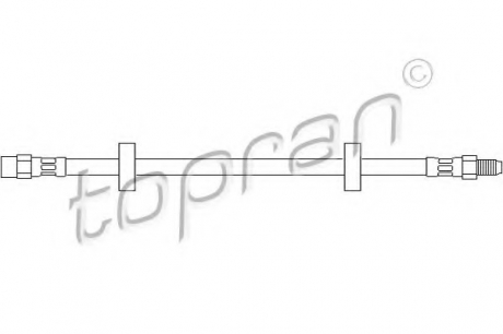 Тормозной шланг TOPRAN / HANS PRIES 102 635 (фото 1)