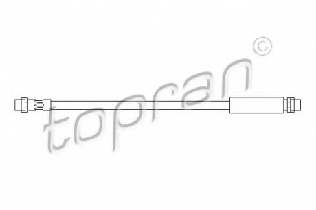 Тормозной шланг TOPRAN / HANS PRIES 108 657 (фото 1)