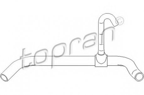 Шланг радиатора TOPRAN / HANS PRIES 111 799 (фото 1)