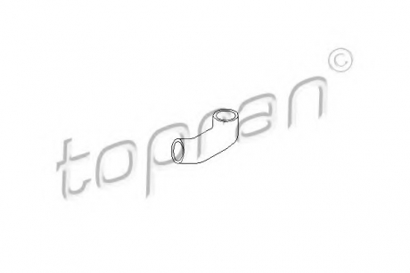 Шланг радиатора TOPRAN / HANS PRIES 205 720 (фото 1)