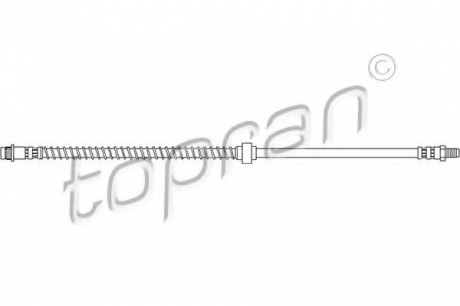 Тормозной шланг TOPRAN / HANS PRIES 720 928 (фото 1)