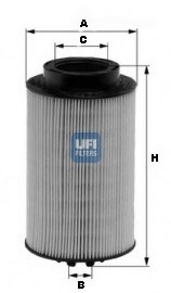 Топливный фильтр UFI 26.011.00 (фото 1)