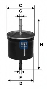 Топливный фильтр UFI 31.811.00 (фото 1)