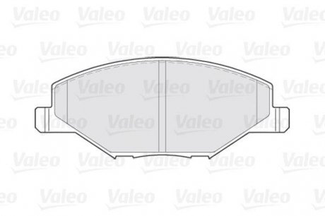 Гальмівні колодки дискові SKODA/VW Fabia/Rapid/Polo "1,2-1,6 "F "07>> Valeo 301354 (фото 1)