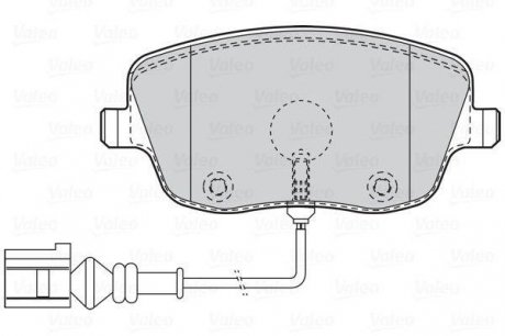 Klocki ham. FIRST Valeo 301720 (фото 1)