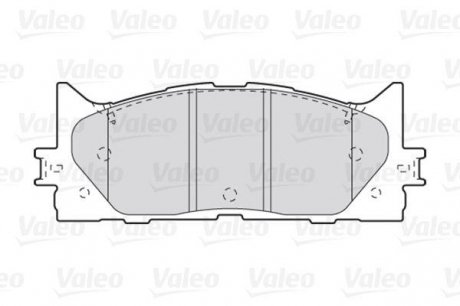 Колодки тормозные Valeo 301890 (фото 1)