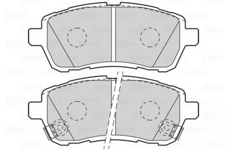 Колодки торм.пер. Valeo 301999 (фото 1)