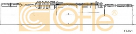 Трос акселератора COFLE 11071 (фото 1)