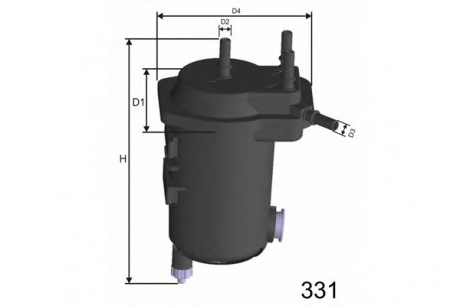 Топливный фильтр MISFAT F114A (фото 1)