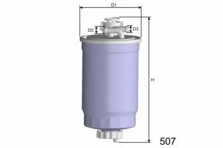 Топливный фильтр MISFAT M365A (фото 1)