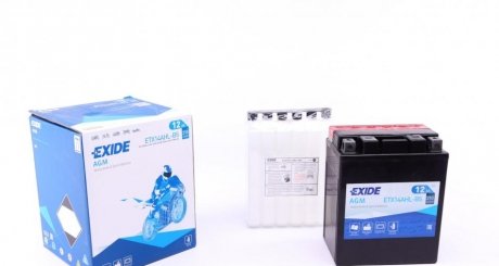 Аккумулятор EXIDE ETX14AHL-BS (фото 1)