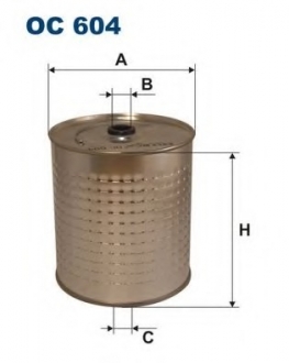 Масляный фильтр FILTRON OC604 (фото 1)