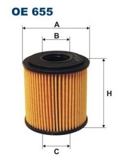 Масляный фильтр FILTRON OE655 (фото 1)