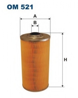 Масляный фильтр FILTRON OM521 (фото 1)
