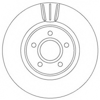 Тормозной диск Jurid 562363JC (фото 1)