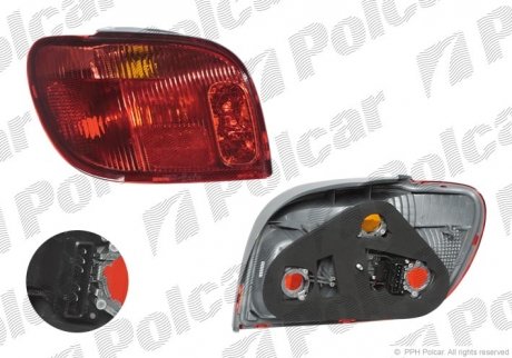 Фонарь задний Polcar 8104871E (фото 1)