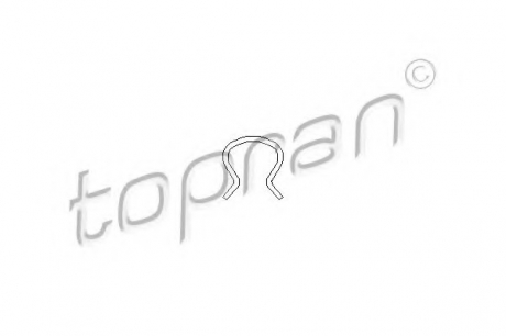 Упорное кольцо TOPRAN / HANS PRIES 205 431 (фото 1)