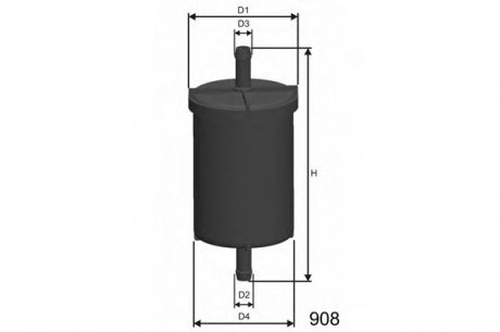 Топливный фильтр MISFAT E510 (фото 1)