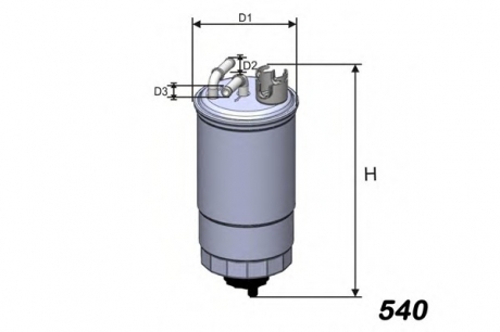 Топливный фильтр MISFAT M276 (фото 1)